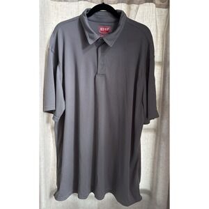 Red Kap Men's Short Sleeve Performance Knit Polo Shirt Gray XXL SK90GY2 Workwear